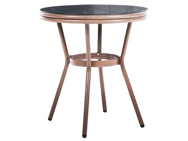 Bistrotafel RIFREDDO 70 cm 70 cm Veiligheidsglas Grijs