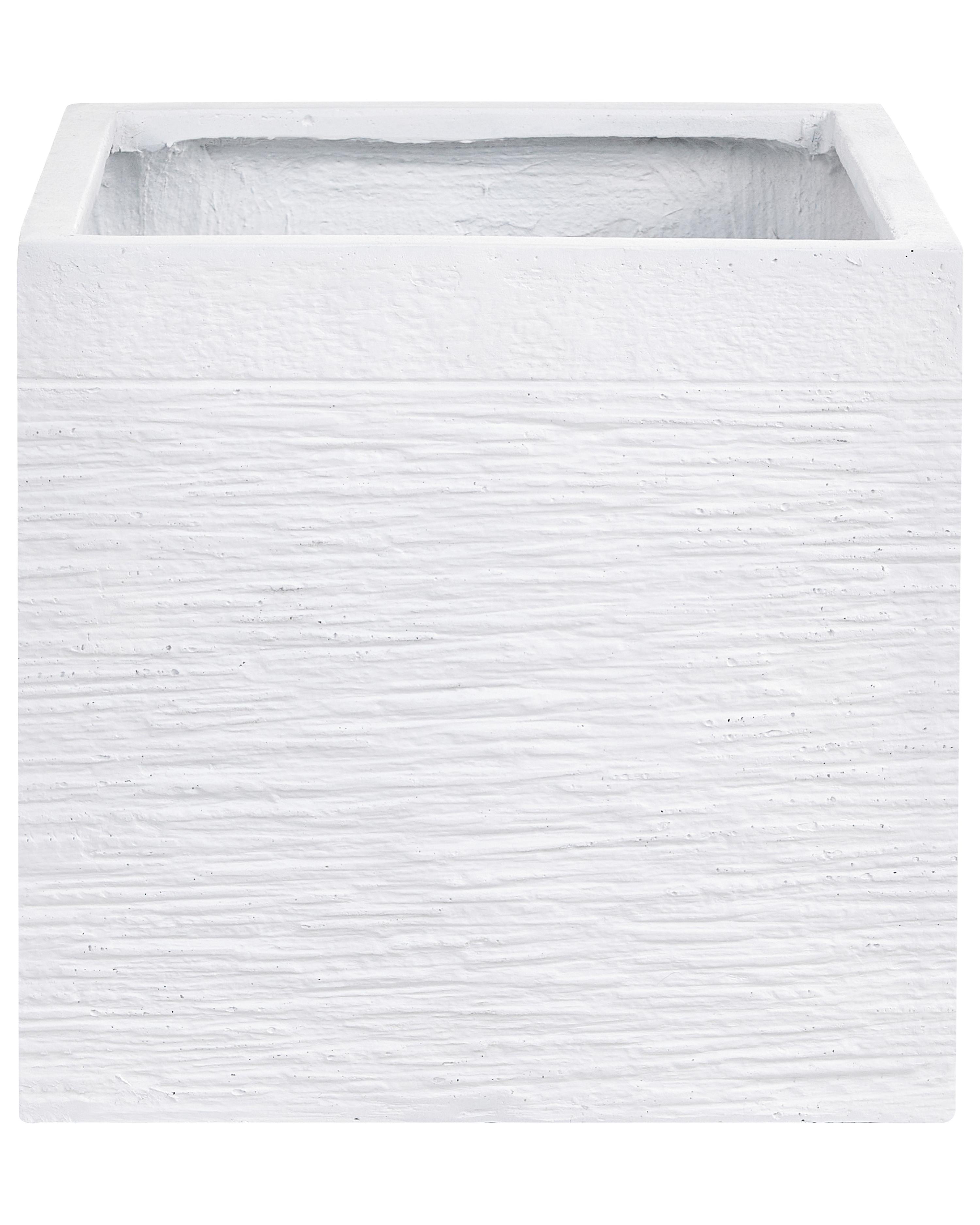 Bloempot PAROS 40 cm Wit