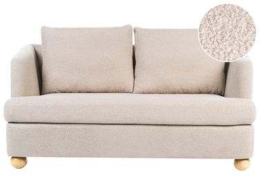 Canapé 2 places RATTVIK Bouclé Beige