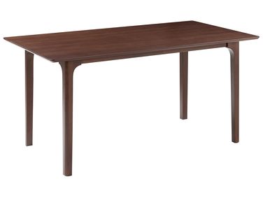 Eettafel DELMAS Donker essenhout 160 cm 90 cm