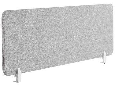 Desk Screen WALLY 120 x 40 cm Light Grey