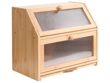 Broodtrommel CROQUANT Bamboe Lichtbruin