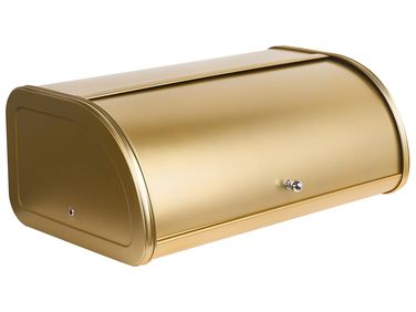 Bread Bin DELECTATION Stainless Steel Gold