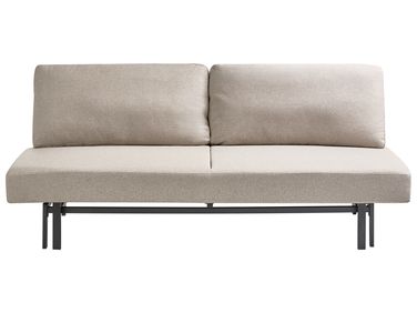 Canapé-lit 3 places ROYKKA Tissu Beige