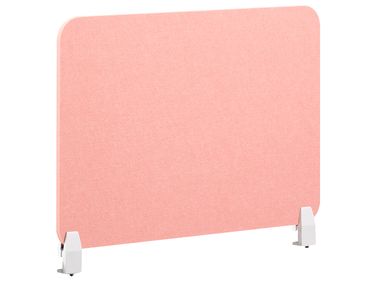 Desk Screen SPLIT 72 x 50 cm Peach Pink