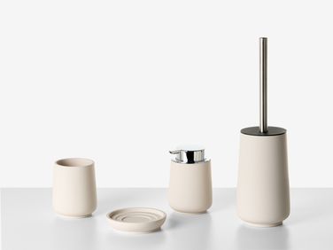 4-delige badkameraccessoireset SUCHES Beige