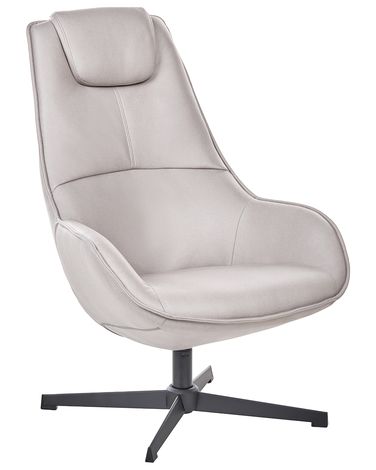 Draaifauteuil HAUGE  Stof Lichtgrijs