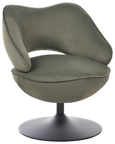 Draaifauteuil SANDET Fluweel Donkergroen