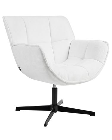 Draaifauteuil AUMA Stof Wit