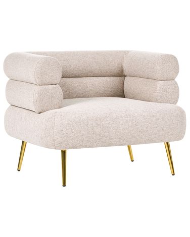 Fauteuil BOVIK Stof Beige