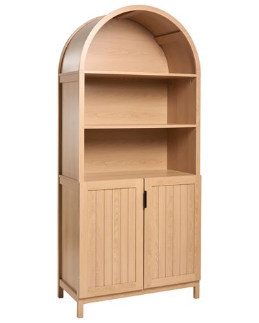 Bibliothèque COOLAH 180 cm Marron clair