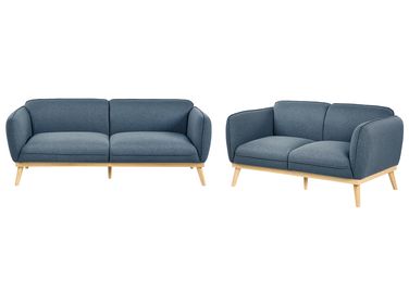 Ensemble de salon 5 places LJUNG Tissu Bleu