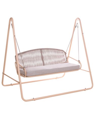 Balancelle de jardin NORCIA Métal Beige