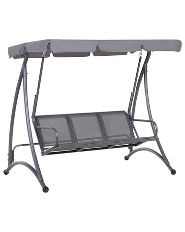 Balancelle de jardin BOGART Métal Gris