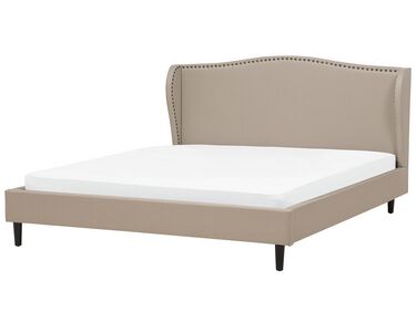 Bed Stof COLMAR 180 x 200 cm Zandbeige