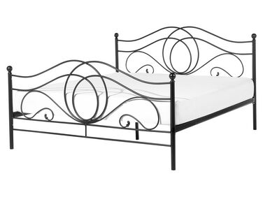 Bed Metaal LYRA 160 x 200 cm Zwart