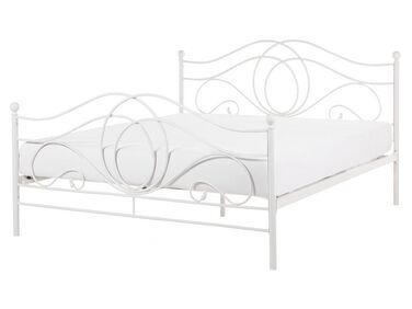 Bed Metaal LYRA 160 x 200 cm Wit