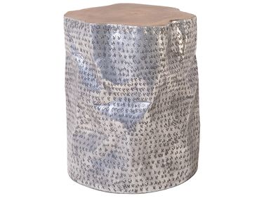 Bijzettafel GORDON Teakhout Zilver