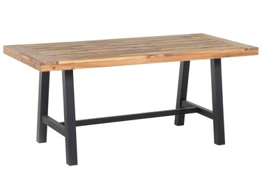 Tuin eettafel SCANIA 170 cm 80 cm Acaciahout Zwart