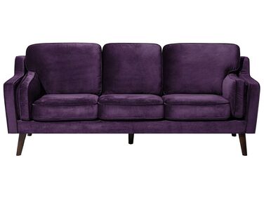 Sofa 3 Seater LOKKA Velvet Purple