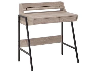 Bureau BROXTON Lichtbruin 77 cm 46 cm met lades