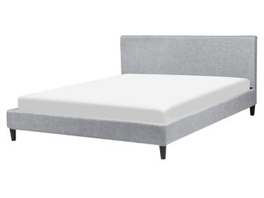 Bed Stof FITOU 160 x 200 cm Lichtgrijs