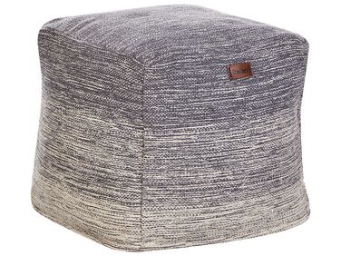 Pouffe HIRRI Cotton Light Grey
