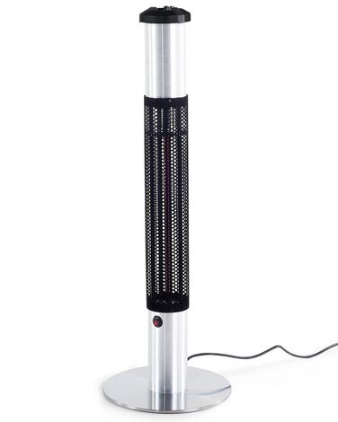 Chauffage de terrasse infrarouge autoportant VEZUVIO 1500 W Noir