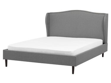 Bed Stof COLMAR 160 x 200 cm Grijs