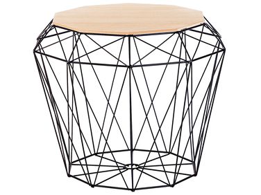 Bijzettafel ELIDA Zwart