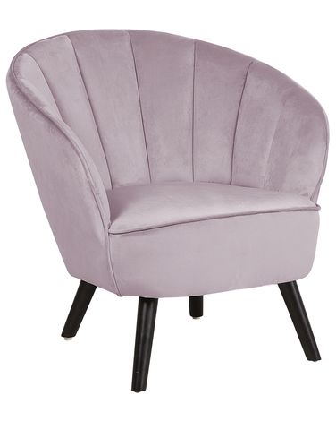 Fauteuil DALA Fluweel Roze