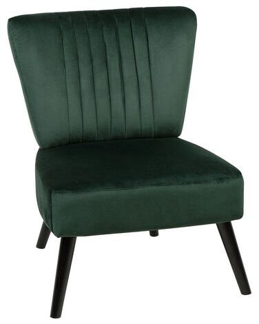 Fauteuil VAASA Velours Vert émeraude