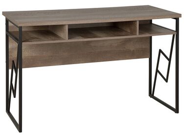Bureau FORRES Bruin/zwart 120 cm 60 cm
