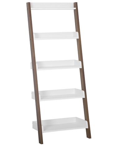 Étagère à 5 niveaux MOBILE TRIO 164 cm Marron/blanc