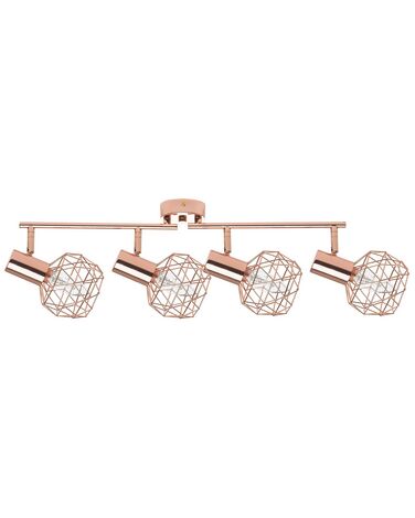 4 Light Spotlight CHENAB Adjustable Metal Copper