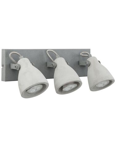 3 Light Spotlight MISTAGO Adjustable Concrete Grey