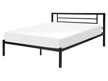 Bed Metaal CUSSET 160 x 200 cm Zwart