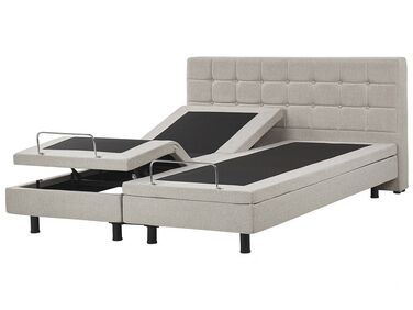 Verstelbaar bed Stof DUKE 180 x 200 cm Beige