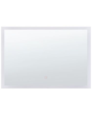 LED badkamerspiegel ADOUR 80 cm 60 cm Zilver