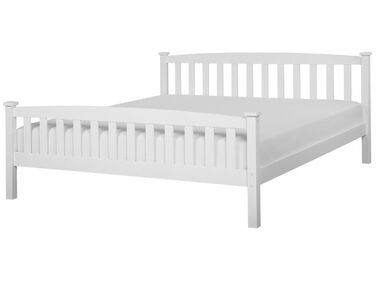 Bed Dennenhout GIVERNY 180 x 200 cm Wit