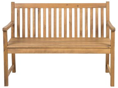 Garden Bench VIVARA 120 cm Certified Acacia Wood Light Brown