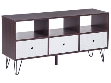 TV Stand FOSTON Brown/ White