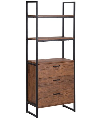 Meuble de rangement TIFTON 158 cm Marron foncé