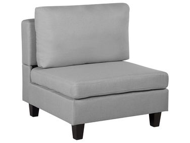 1-Seat Section FEVIK Fabric Light Grey