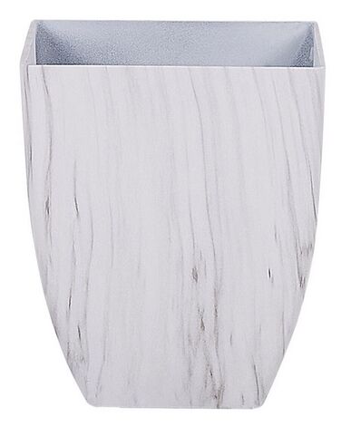 Bloempot MIRO 28 cm Wit marmer