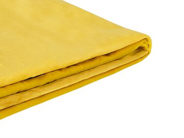 Bedframe hoes Fluweel FITOU 180 x 200 cm Geel