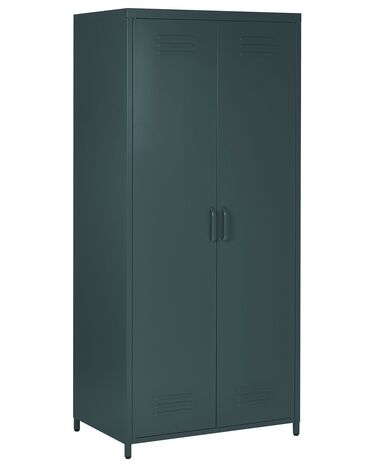 Meuble de rangement VARNA Métal Gris foncé