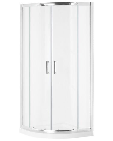 Douchecabine JUKATAN II 90 x 90 x 185 cm Zilver