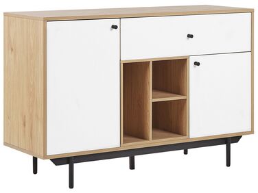 Commode 2 portes ITACA Marron/blanc