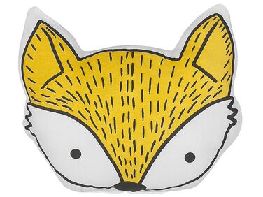 Coussin VADODARA Coton 50 x 40 cm Jaune Renard